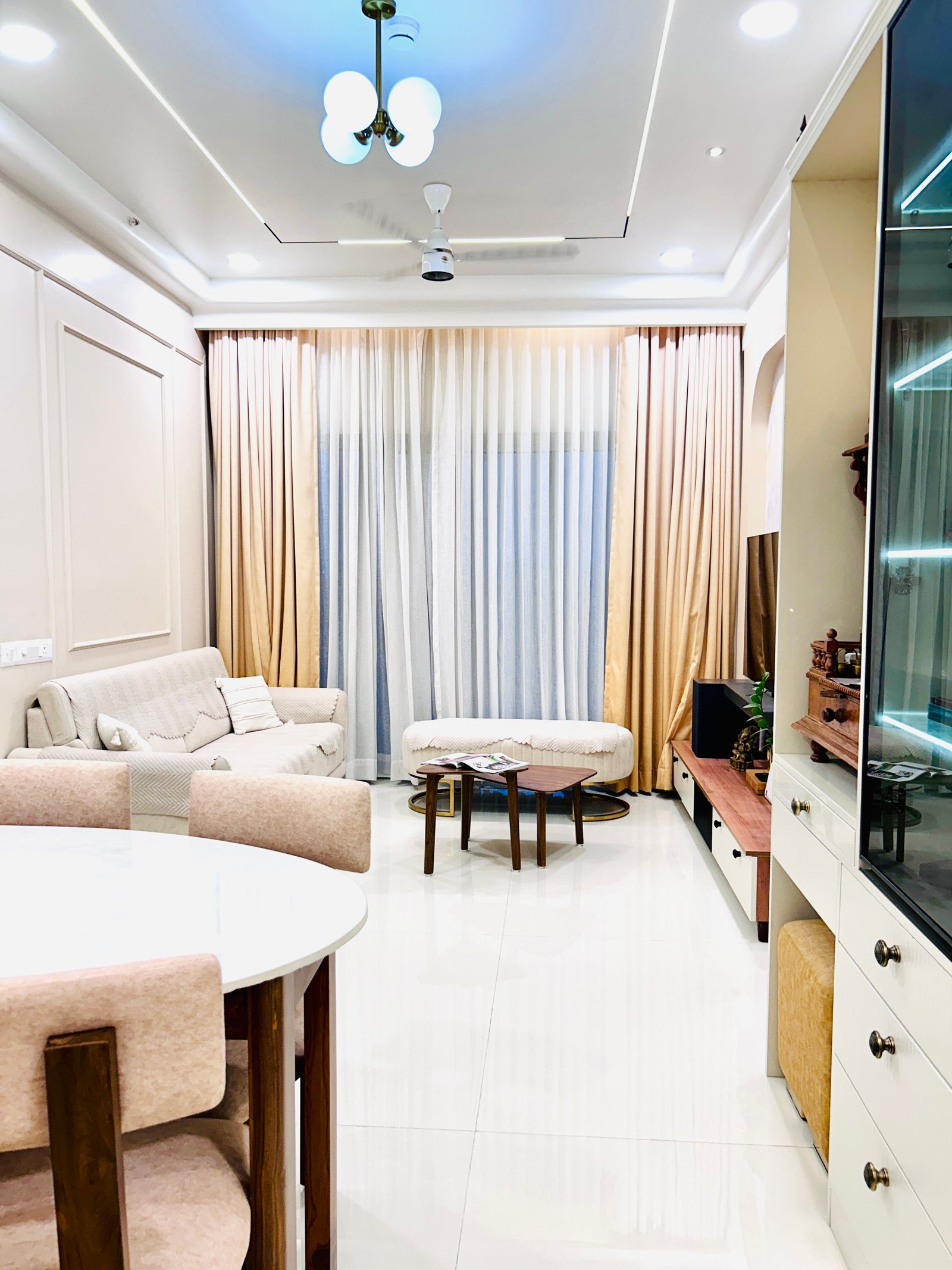 Luxury interior craft detail showing refined materials by Doric & Co. Pune